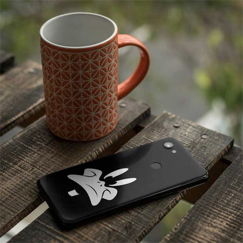 Looney Tunes Daffy Duck Plain Black and White Google Pixel 3a XL Skin